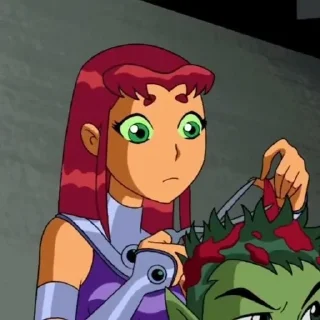🤨 emoji starfire Telegram sticker 12 of 17