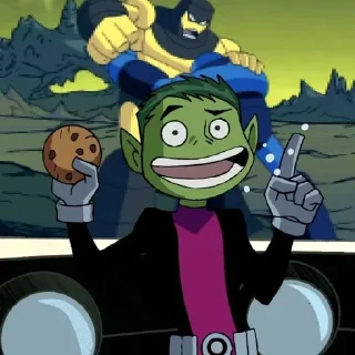🍪 emoji beast boy Telegram sticker 11 of 31