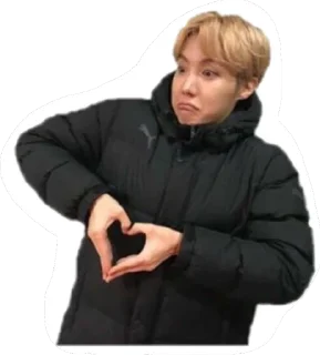😘 emoji For ARMY Telegram sticker 9 of 24