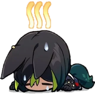 Sticker from genshin chibi