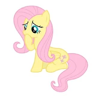 🌟 emoji Fluttershy Telegram sticker 17 of 34