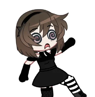 😵‍💫 emoji гача Похука, чтоооо Telegram sticker 20 of 31