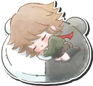 Sticker from / 💻 Chihiro Fujisaki 2 by @wanna_s_l_e_e_p 💚 /