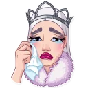 😢 emoji The Snow Queen Telegram sticker 24 of 30