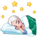 😴 emoji The Snow Queen Telegram sticker 21 of 30