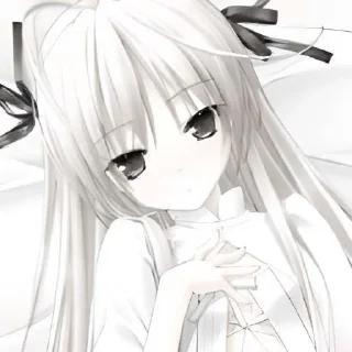 🤍 emoji kasugano sora/ tg: tusadlyanYashk Telegram sticker 15 of 43