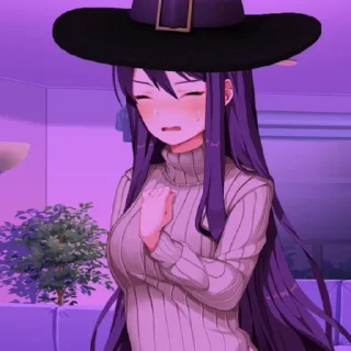 🎆 emoji ⟡    𓈒   Yuri | @kw1sx_bot Telegram sticker 16 of 50
