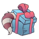 🎁 emoji Jessie Racoon Telegram sticker 19 of 25