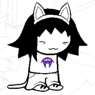🐈‍⬛️ emoji Кики Фукуока | @stickerssanime Telegram sticker 15 of 43
