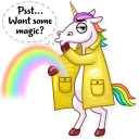 🕵️‍♀️ emoji Unicorn Telegram sticker 16 of 30