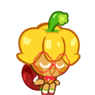 🫑 emoji Bell Pepper Cookie! Telegram sticker 24 of 73