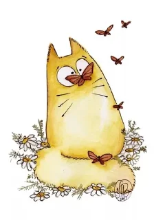 🦋 emoji Kotiki Telegram sticker 6 of 14