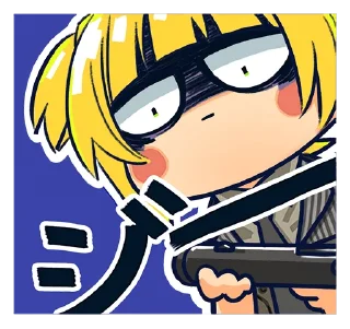 😐 emoji Girls' Frontline Official Telegram sticker 23 of 72