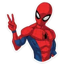 ✌️ emoji Человек-Паук :: @stickroom Telegram sticker 10 of 28