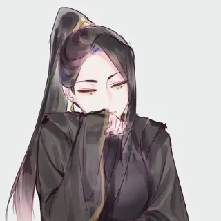 🖤 emoji Хэ Сюань @kitayfandoma Telegram sticker 6 of 43