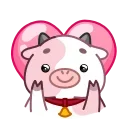 Sticker from Розовая коровка (@TgSticker)