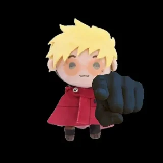 🌟 emoji Plushie Vash Telegram sticker 17 of 120