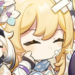 Sticker from Lumine♡ by @rosya_uwu