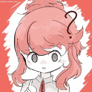🆘 emoji Скарлетт Telegram sticker 11 of 32