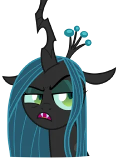 😞 emoji Chrysalis | @MyLittlePony_bots Telegram sticker 22 of 112