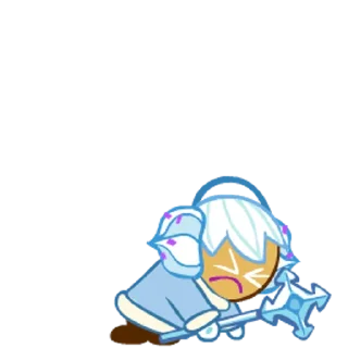 ❄ emoji Snow Sugar Cookie! Telegram sticker 22 of 36