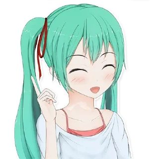 ❤️ emoji Vocaloid @anime_Stickerr Telegram sticker 15 of 25