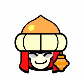 😁 emoji Chuck Pins @BrawlStarsStik Telegram sticker 12 of 20
