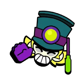 👏 emoji Chuck Pins @BrawlStarsStik Telegram sticker 6 of 20