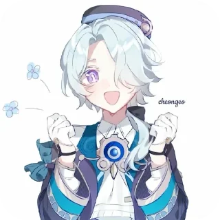 🤩 emoji Миша Хонкай Telegram sticker 7 of 29