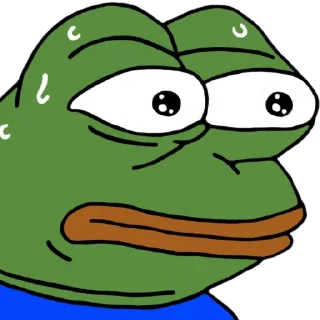 😥 emoji pepe и peepo  - для важных переговоров (почему рот Telegram sticker 19 of 26