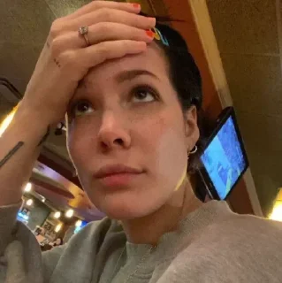 🙄 emoji Halsey 👅 Telegram sticker 5 of 22
