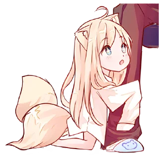 🤗 emoji Некомия 3 @Nyasticks Telegram sticker 9 of 40