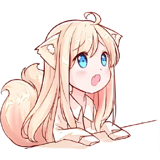 😍 emoji Некомия 3 @Nyasticks Telegram sticker 6 of 40