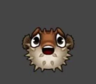 🤩 emoji Рыбка фугу @SozdaiStickeriBot Telegram sticker 11 of 16