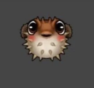 🤩 emoji Рыбка фугу @SozdaiStickeriBot Telegram sticker 8 of 16