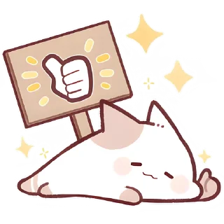 Sticker from Котёнок Неккоро @Nyasticks