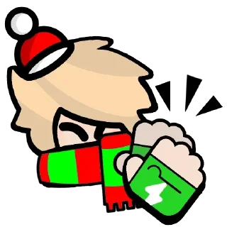 👏 emoji ❄Новогодний Даник⚡ Telegram sticker 7 of 9