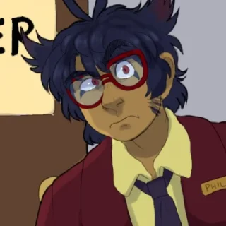 🤨 emoji Philip Guy my beloved || @dbqpcom Telegram sticker 15 of 84