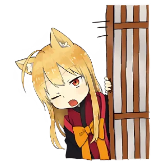 😴 emoji Лисичка-тян @nyasticks Telegram sticker 5 of 41