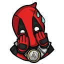 😥 emoji Deadpool Telegram sticker 8 of 12