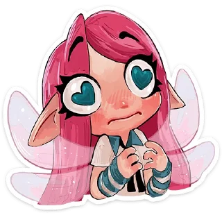 😍 emoji Фиона :: @stickroom Telegram sticker 22 of 40