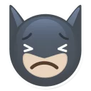 😣 emoji Batman @StikeryTG Telegram sticker 15 of 20