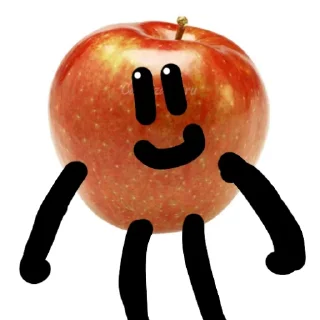 👍 emoji Яблоко Яблоков Telegram sticker 13 of 52