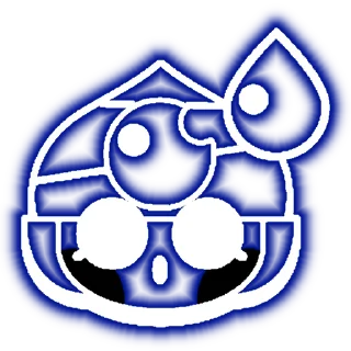 😓 emoji Neon pins by @steepcube Telegram sticker 14 of 47