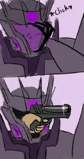 Sticker from transformers