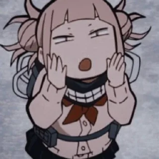 😮 emoji тога химико. Telegram sticker 14 of 33