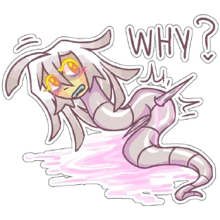 😨 emoji Gary the tapeworm @ewwwabug Telegram sticker 20 of 71