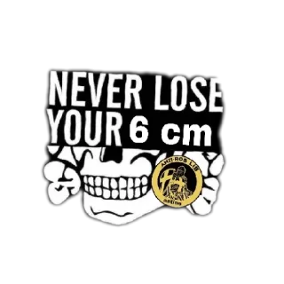 Sticker from ARL action Дик Дик татура