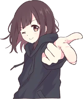 😉 emoji Kurumi Chan Pt.2 @jp_stickers Telegram sticker 21 of 40