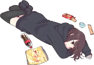🌭 emoji Kurumi Chan Pt.2 @jp_stickers Telegram sticker 12 of 40